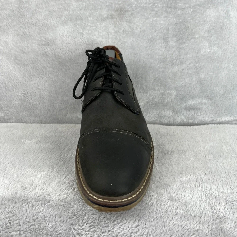 Florsheim Comfortech Flexsole Cap Toe Oxford 10M Black Men Dress Shoes 62851